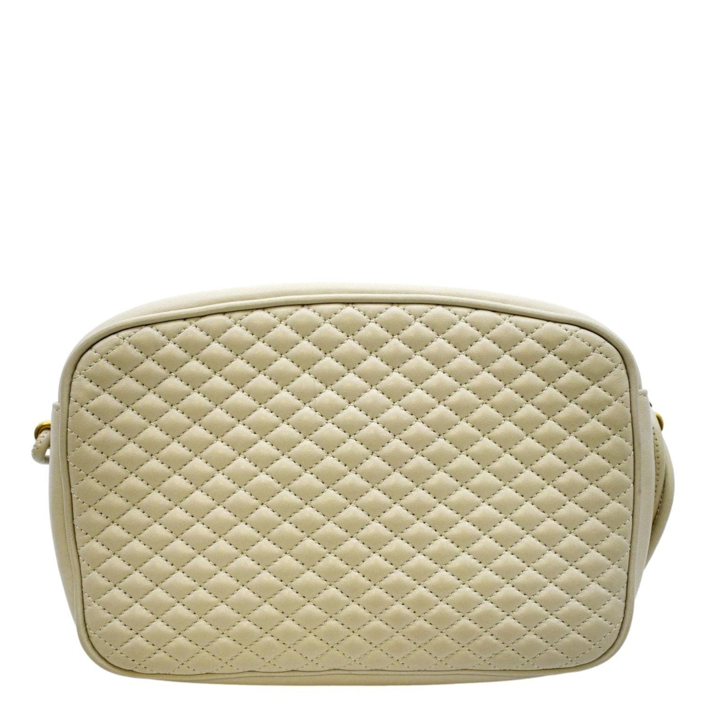 SAINT LAURENT Victoire Camera Shoulder Bag Creme