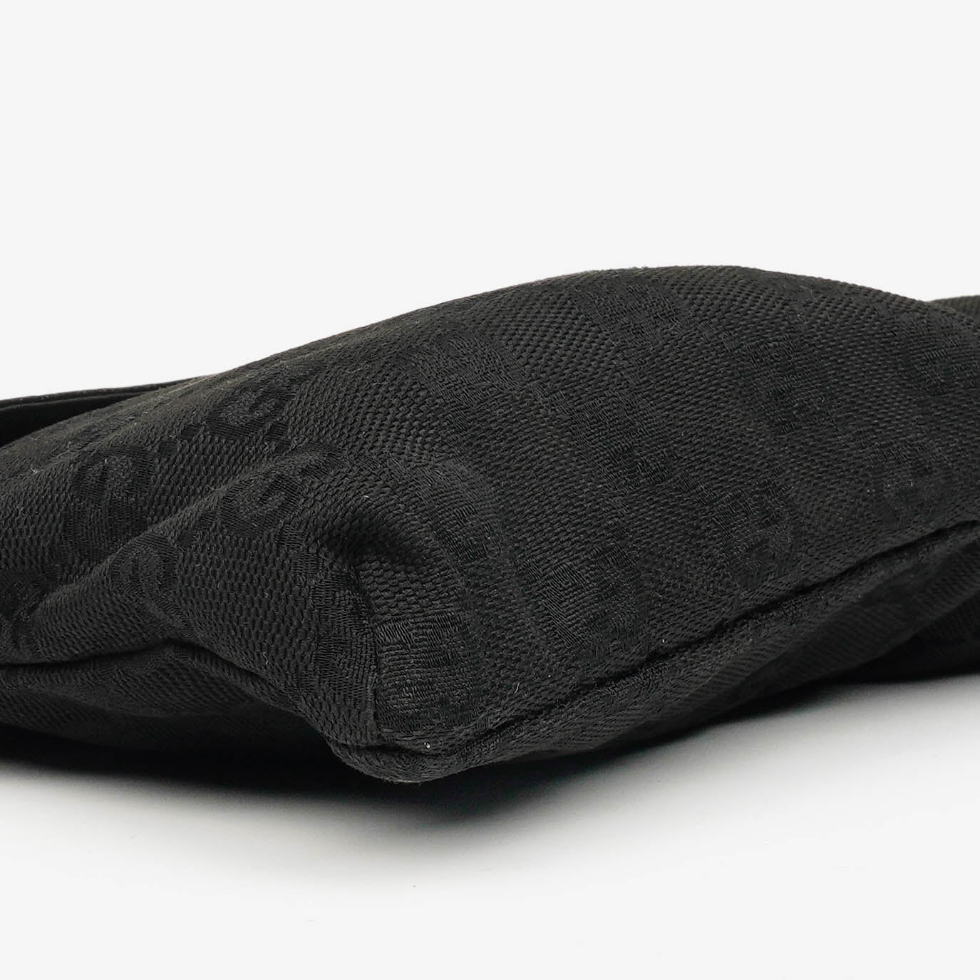 Gucci GG Black Monogram Canvas Belt Bag
