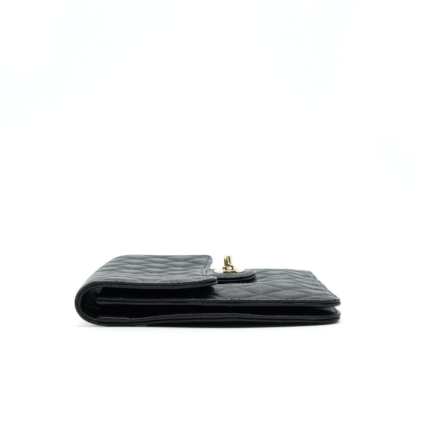 Chanel Flap Case Black Caviar L