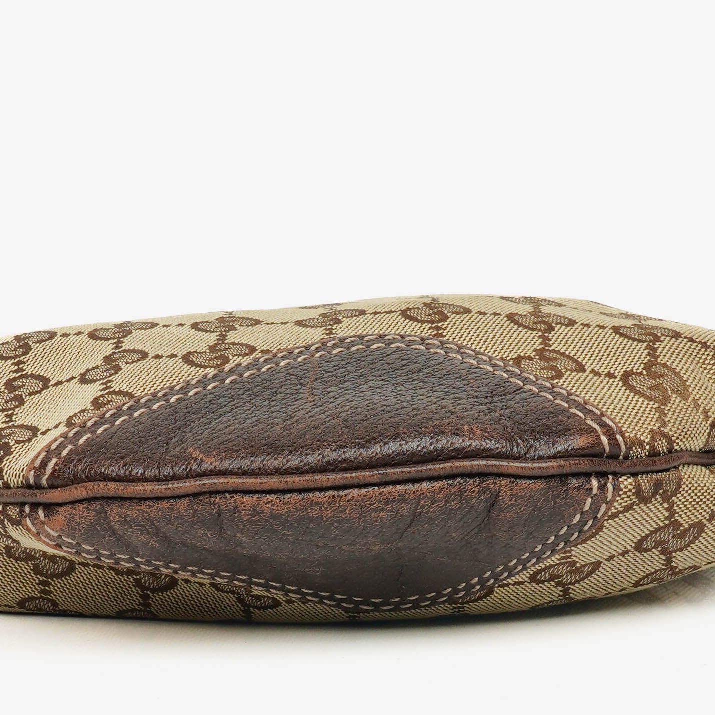 Gucci Beige And Ebony Monogram GG Canvas Small Princy Shoulder Bag