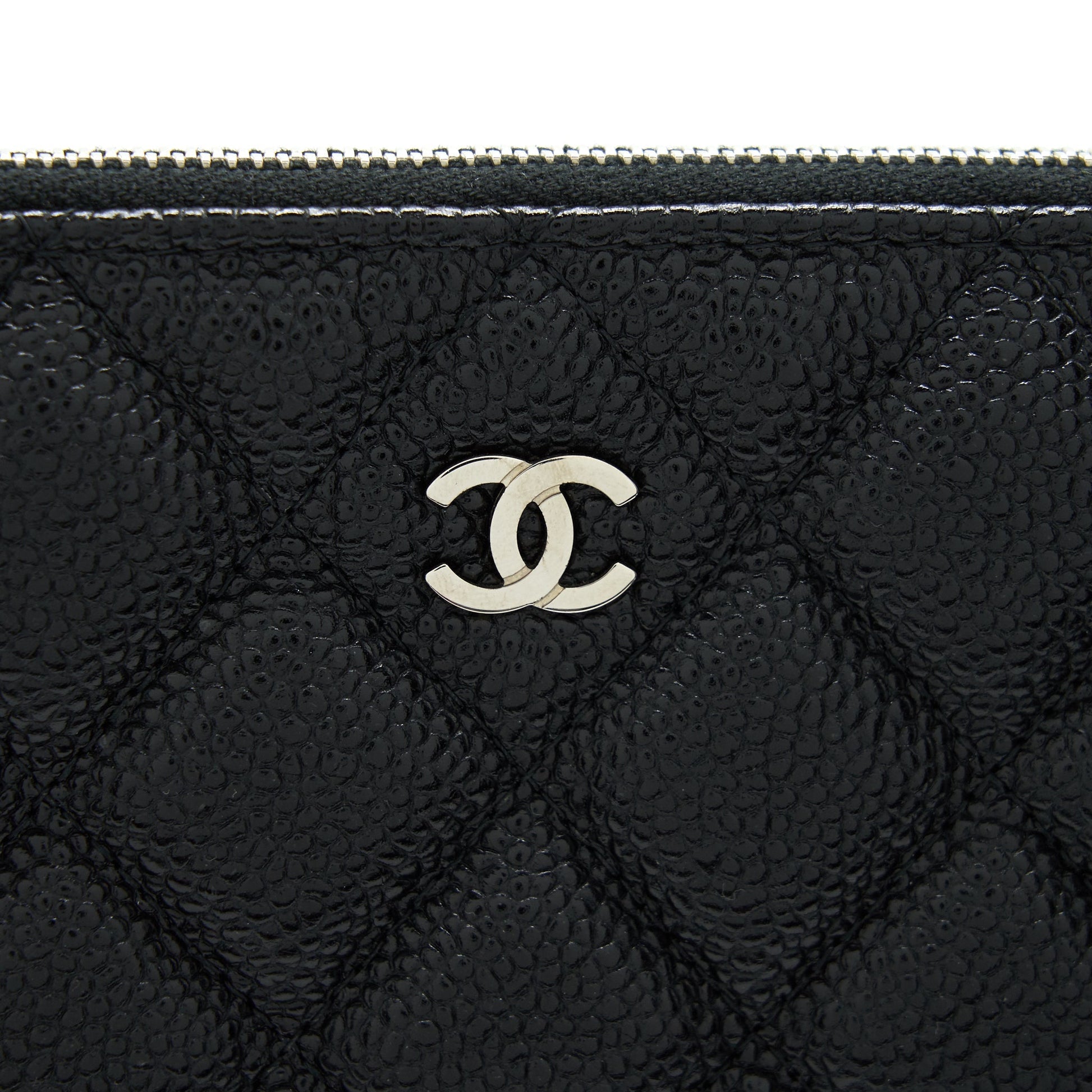 Chanel Caviar Pouch Black