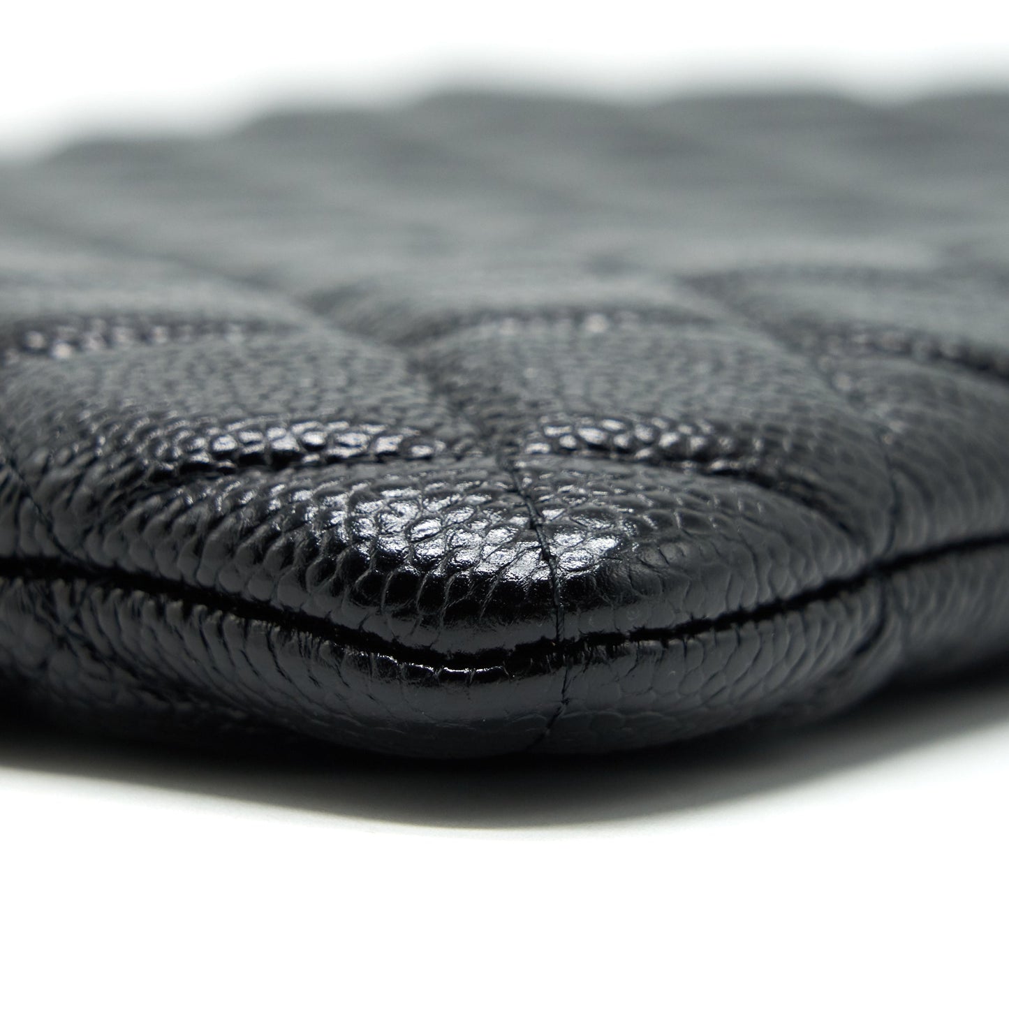 Chanel Caviar Pouch Black