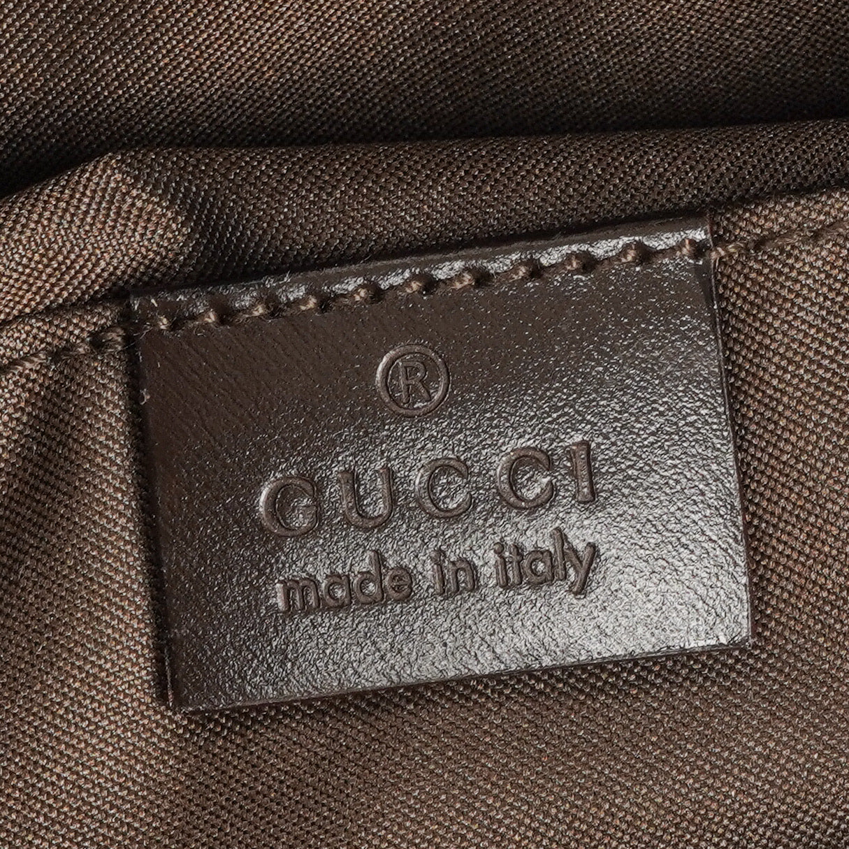 Gucci GG Monogram Brown Suede Hobo Bag