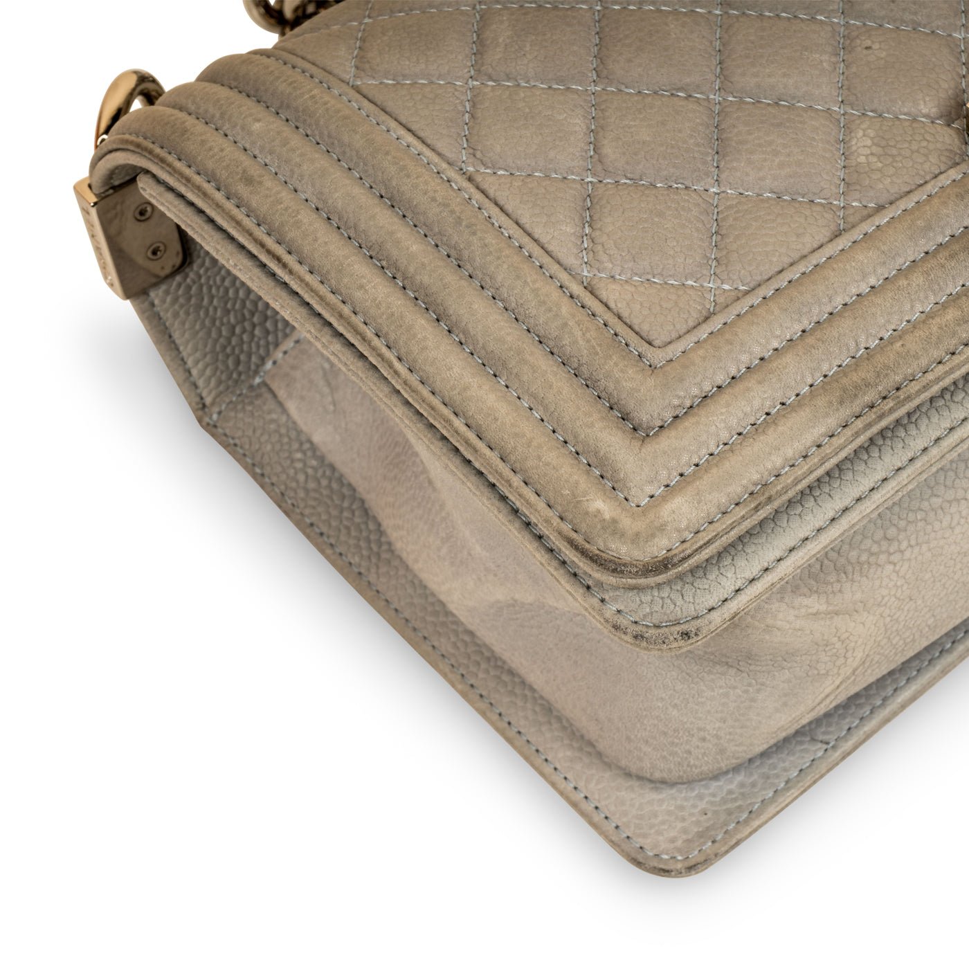Chanel Boy Bag - Matte Caviar - Medium
