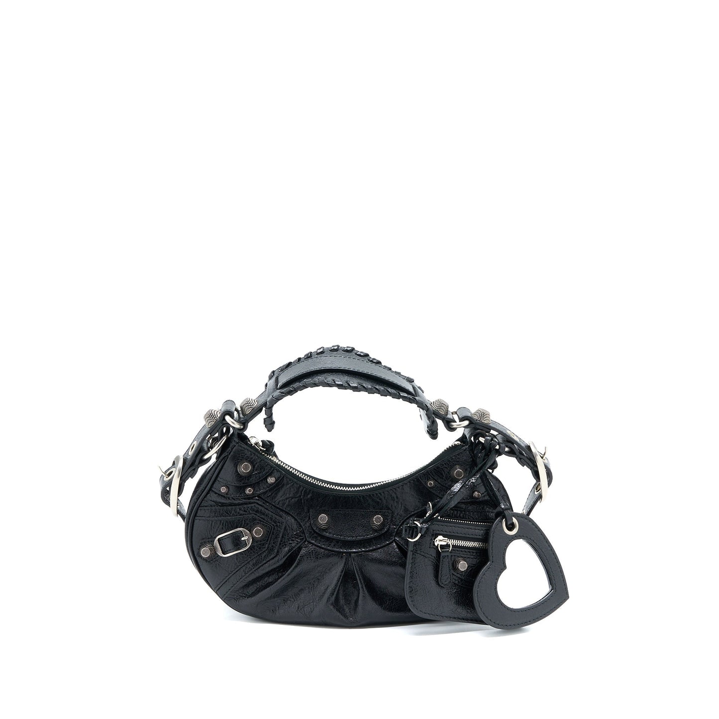 Balenciaga Le Cagole Mini Purse Arena Lambskin Black