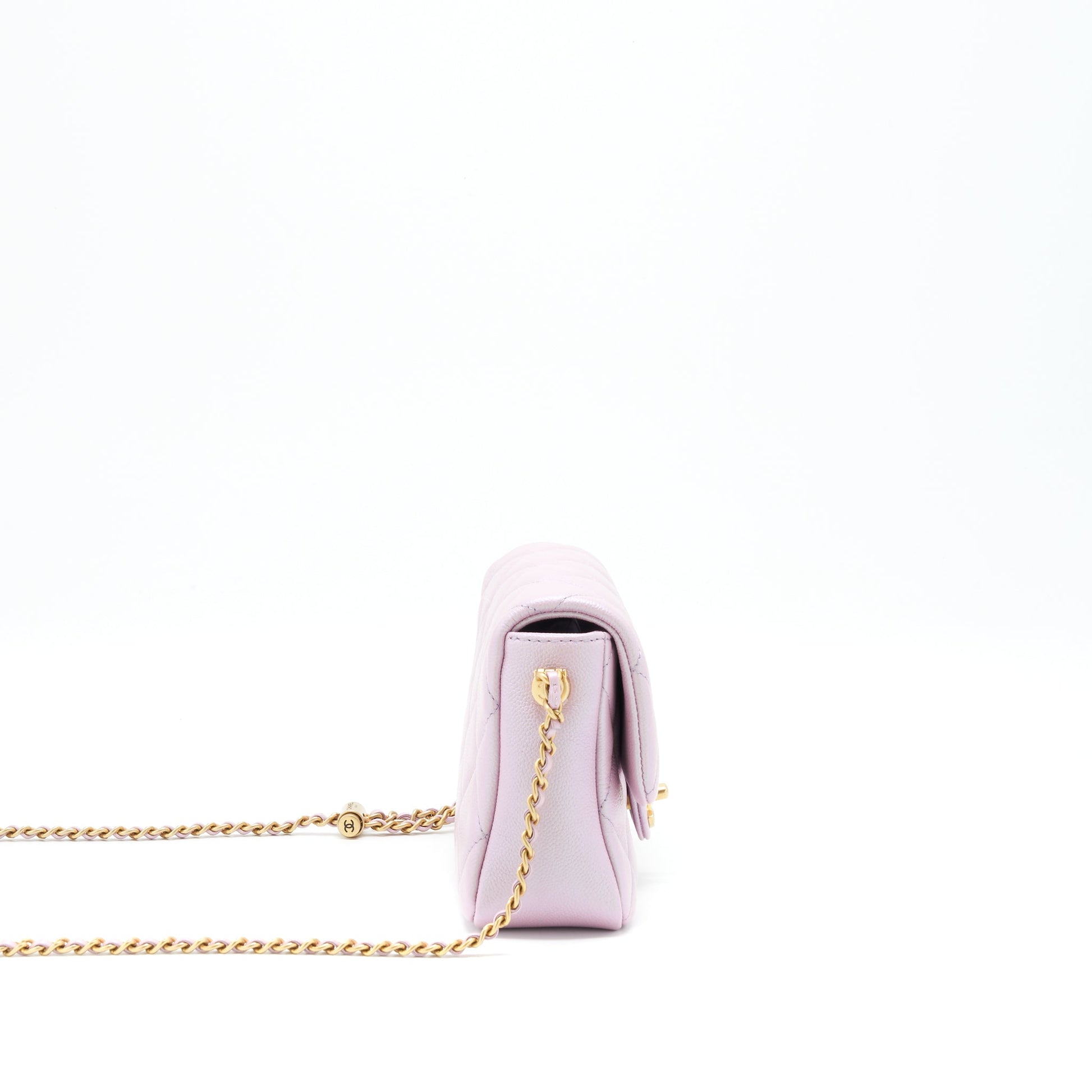 Chanel 21K My Perfect Mini Flap Bag Caviar Pink