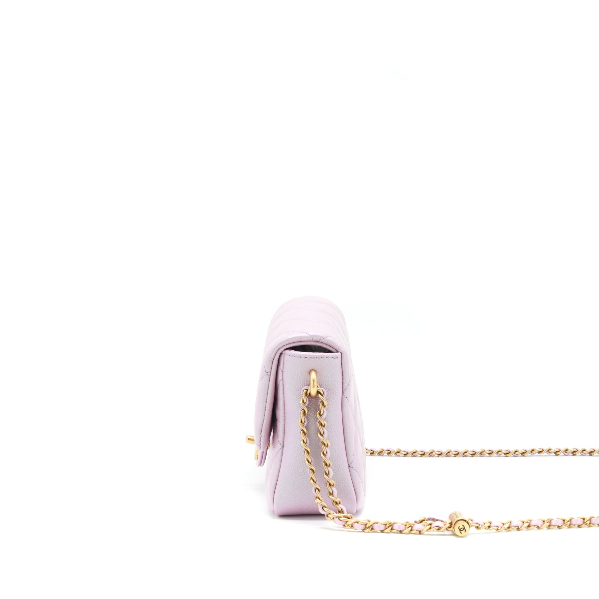 Chanel 21K My Perfect Mini Flap Bag Caviar Pink