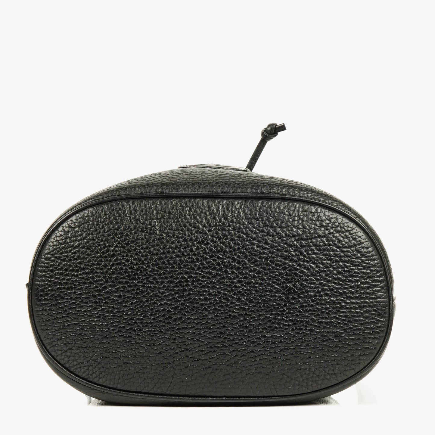 Gucci Interlocking Black Leather Bucket Bag
