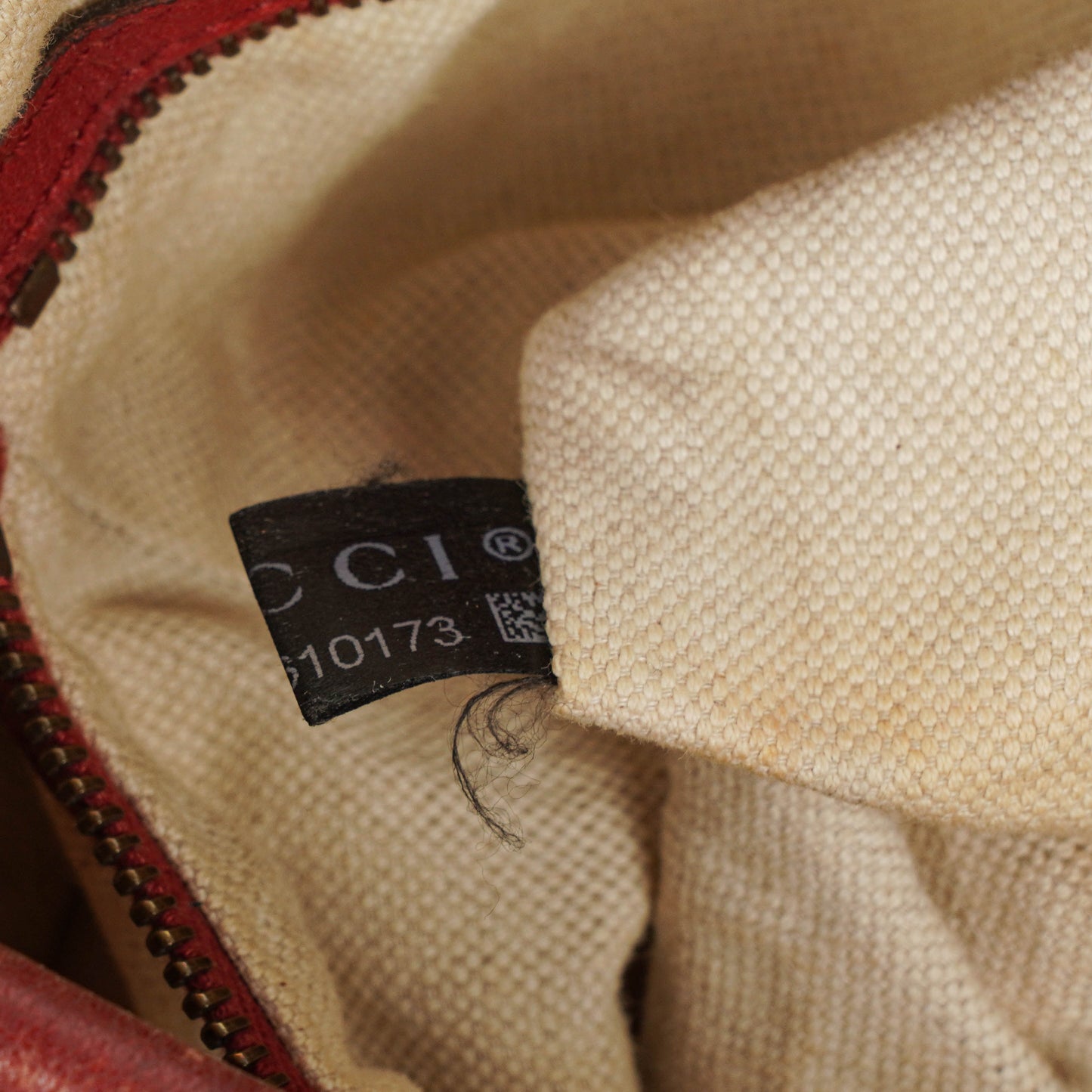 Gucci Miss GG Original Beige/Raspberry GG Canvas Hobo Bag