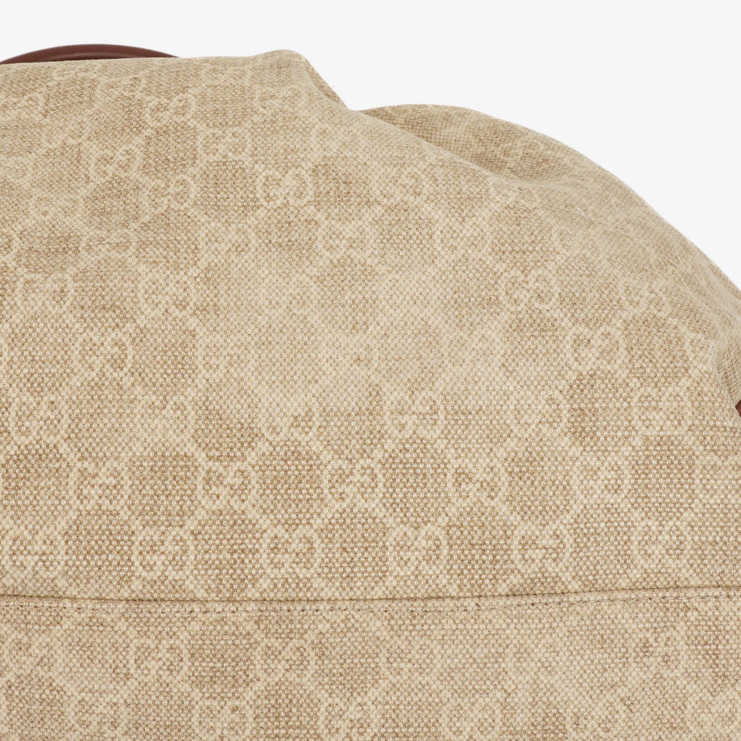 Gucci Beige/Brown Diamante Canvas Sukey Shoulder Hobo Bag