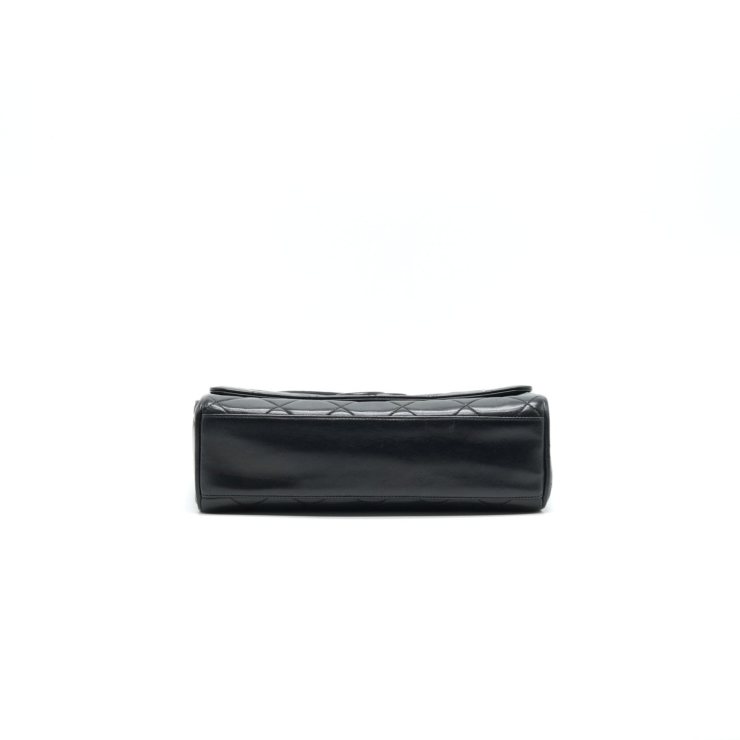 Chanel CC Logo Flap Bag with Strap So black