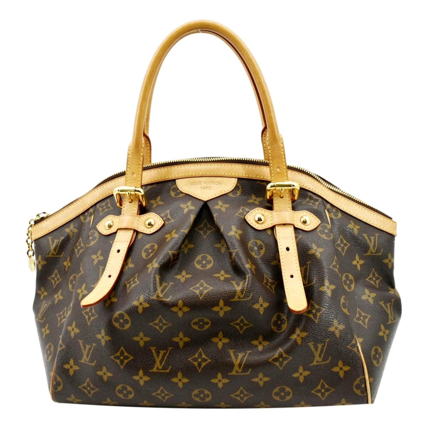 LOUIS VUITTON Tivoli GM Monogram Canvas Shoulder Bag Brown