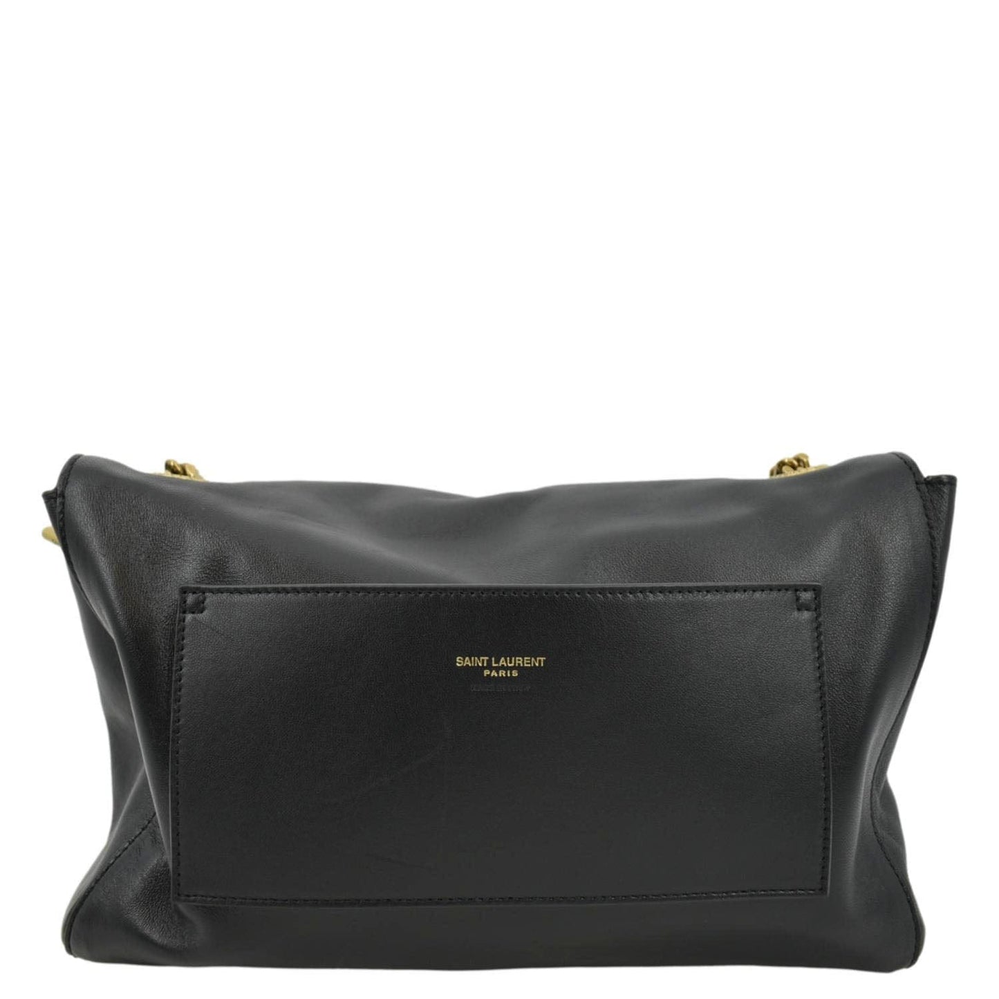 SAINT LAURENT Kate Reversible Medium Leather Crossbody Bag Black