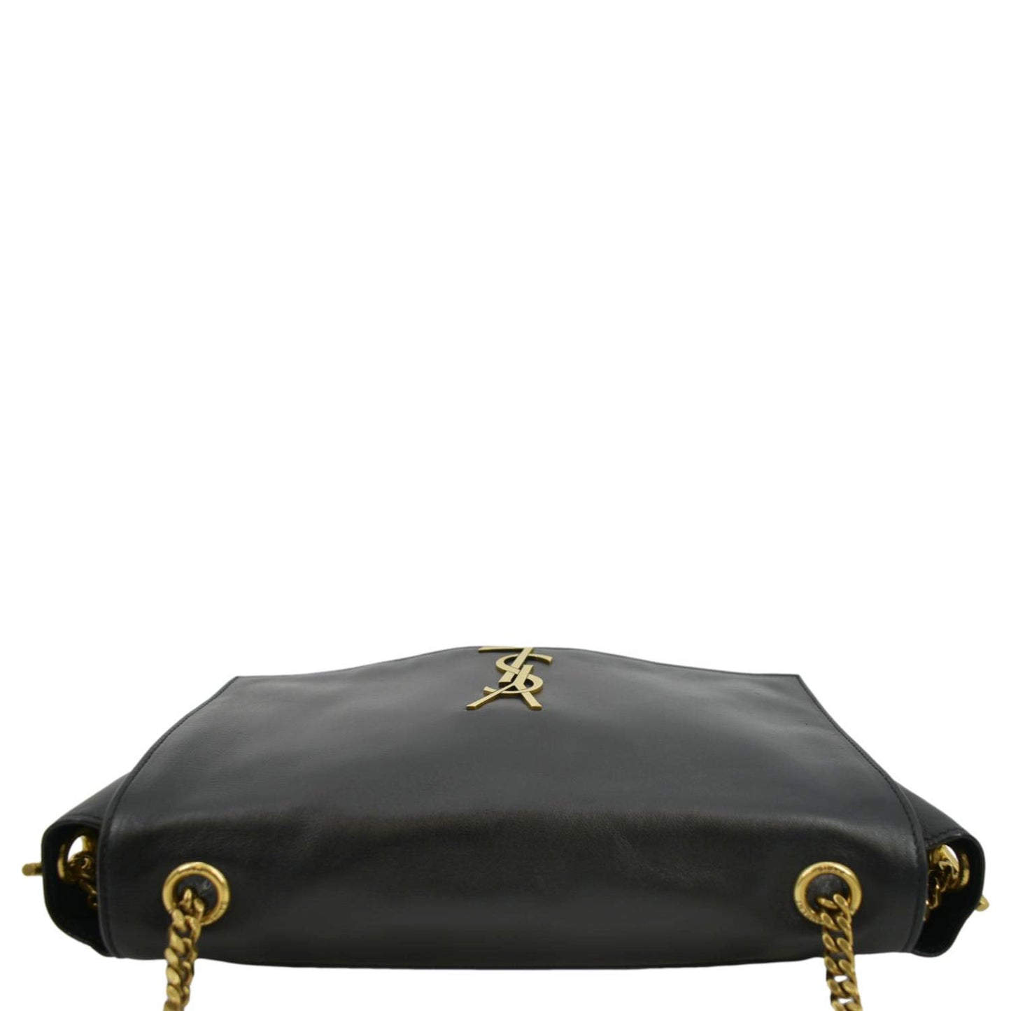 SAINT LAURENT Kate Reversible Medium Leather Crossbody Bag Black