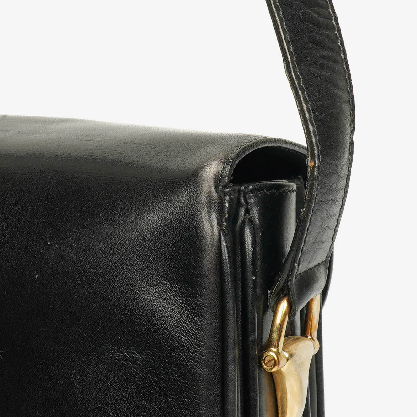 Gucci Black Horsebit 1955 Shoulder Bag