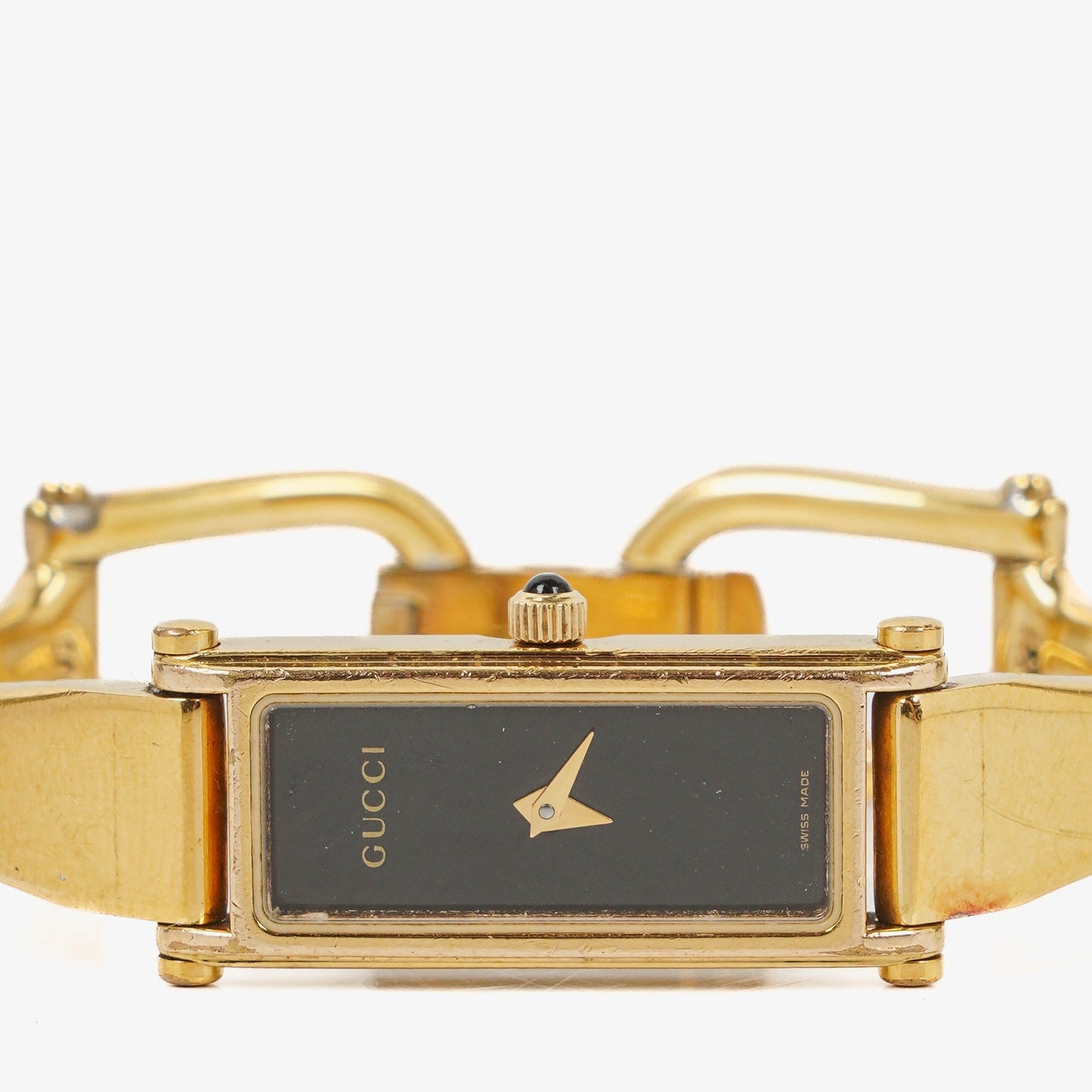Gucci 1500L Rectangular Stainless Steel Watch