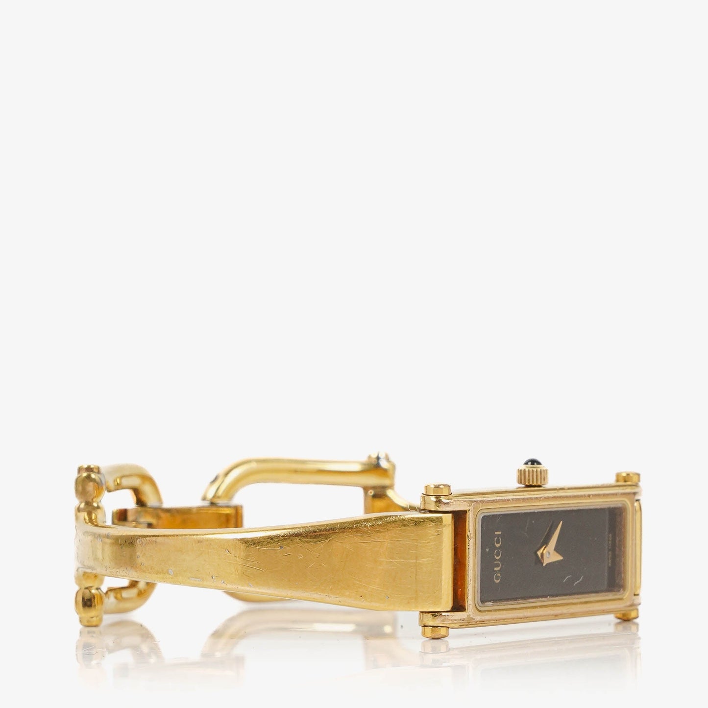 Gucci 1500L Rectangular Stainless Steel Watch