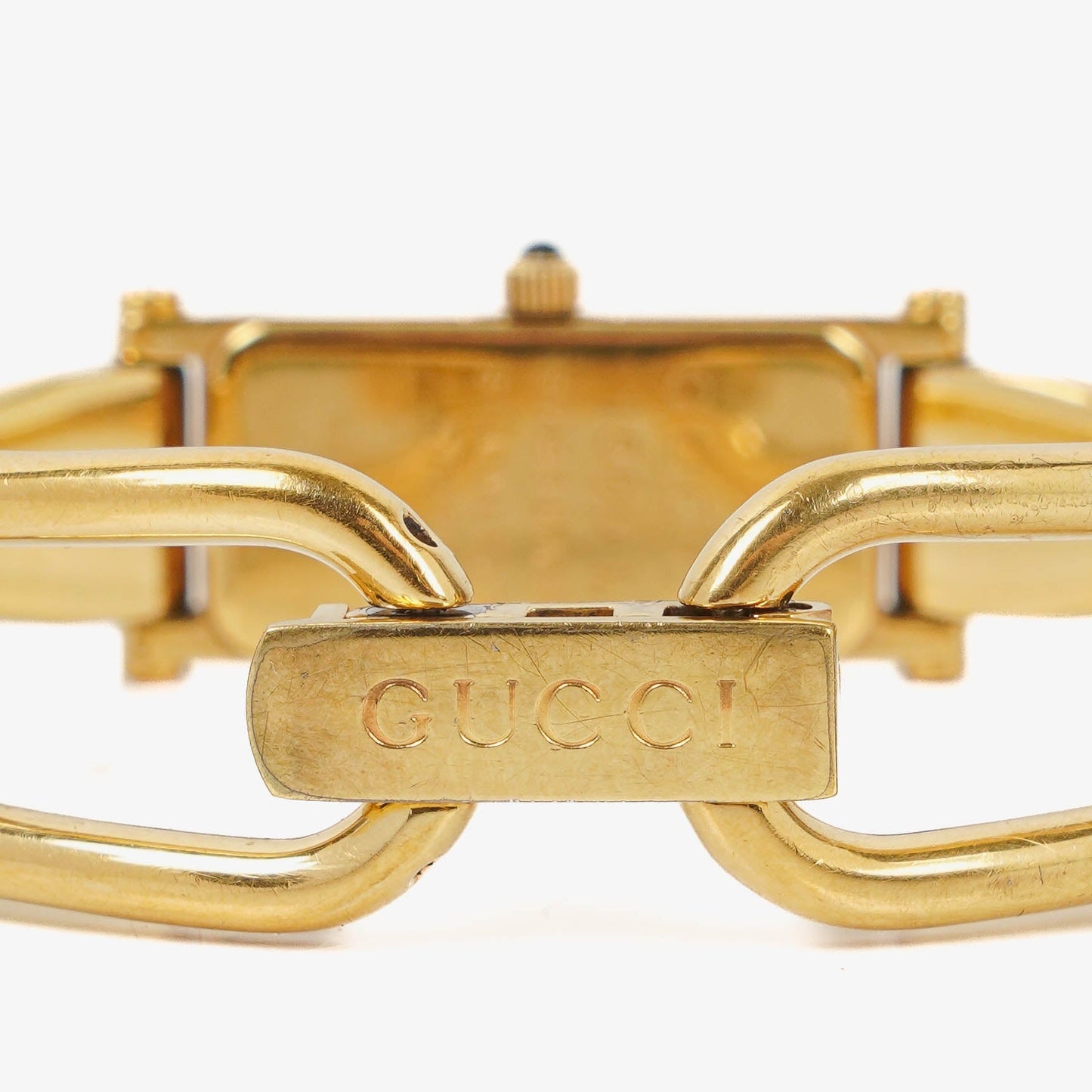 Gucci 1500L Rectangular Stainless Steel Watch