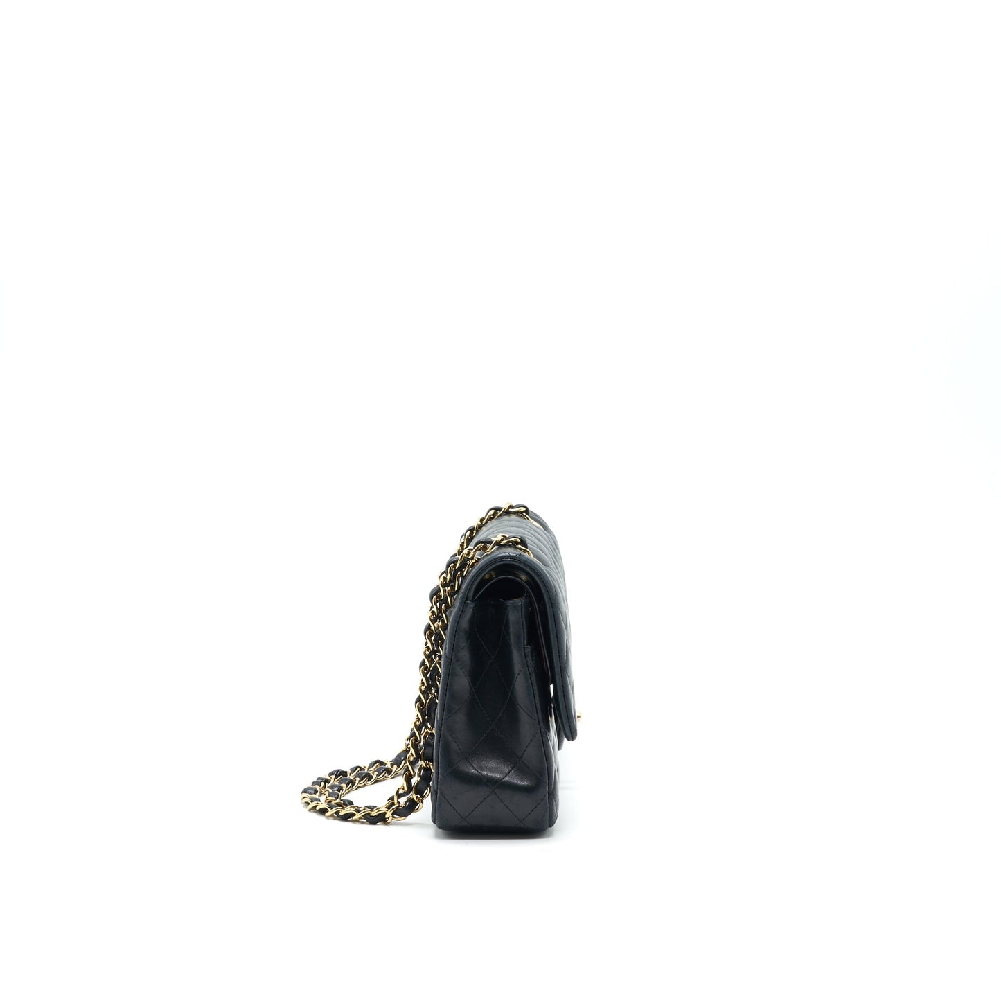 Chanel Classic Double Flap Bag Lambskin Medium Black serial 19