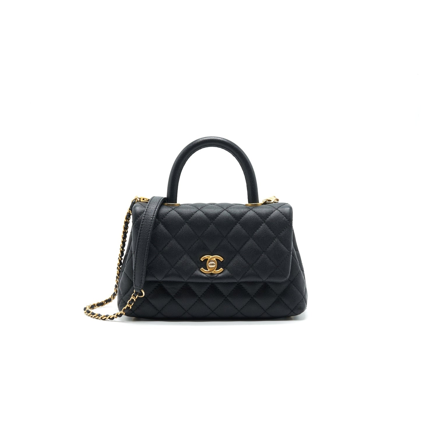 Chanel Caviar Mini Cocohandle Black serial25