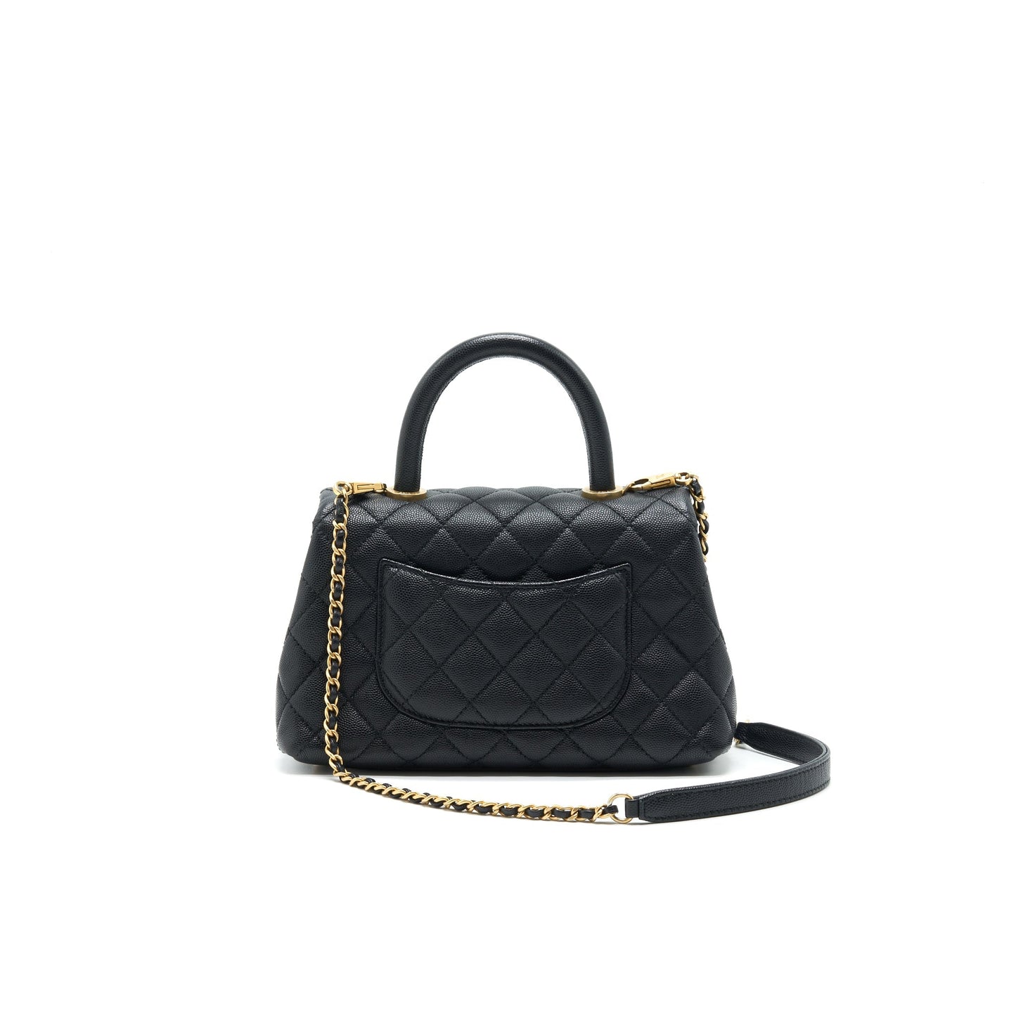 Chanel Caviar Mini Cocohandle Black serial25