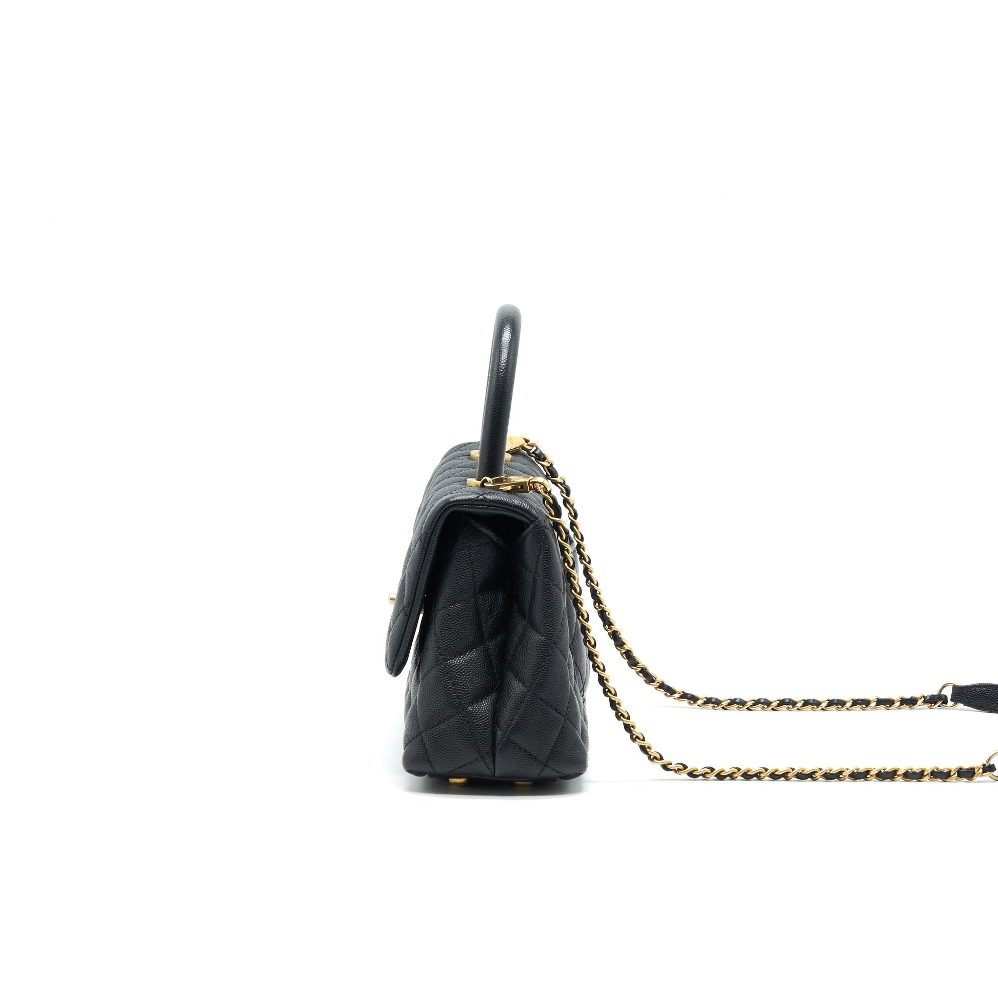 Chanel Caviar Mini Cocohandle Black serial25