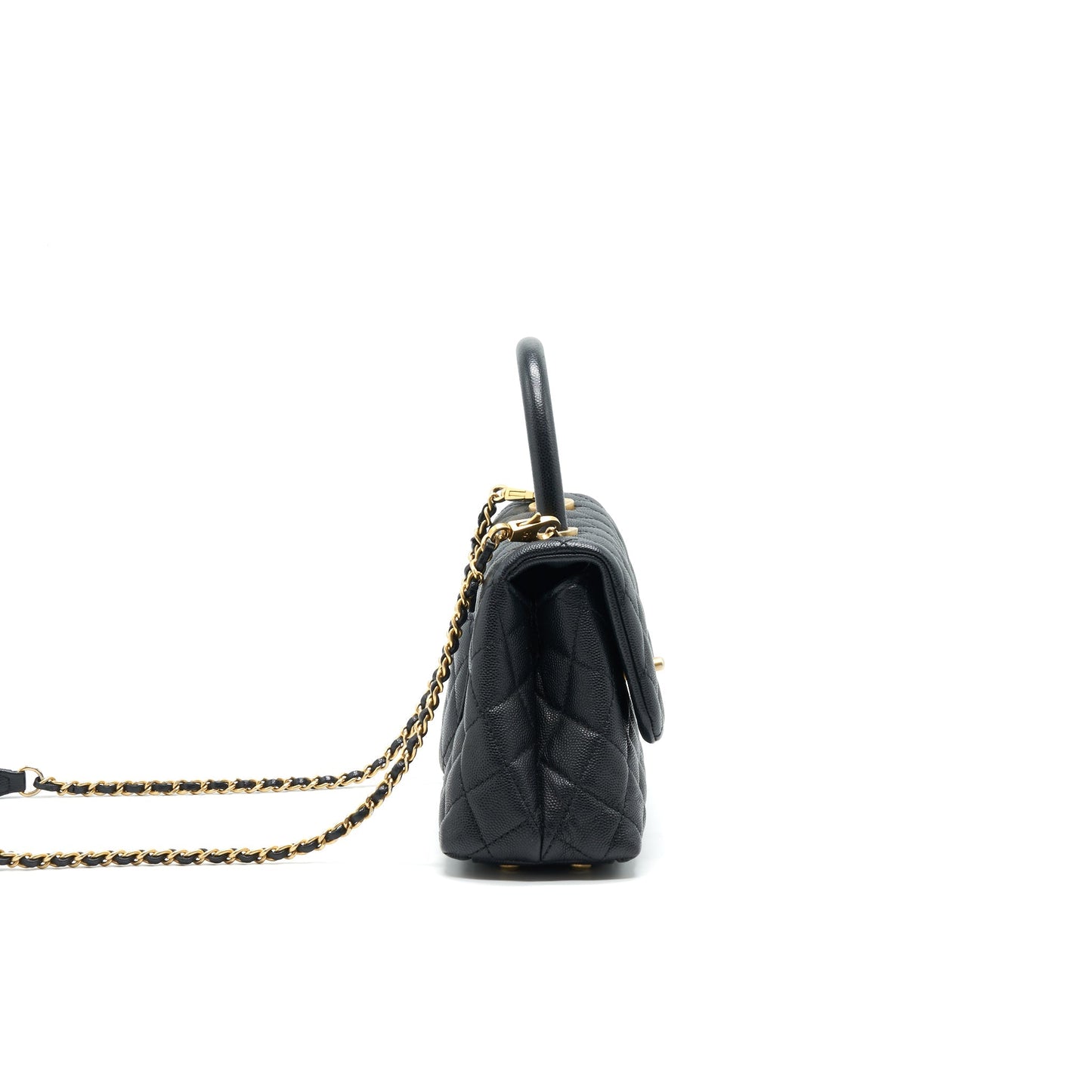 Chanel Caviar Mini Cocohandle Black serial25