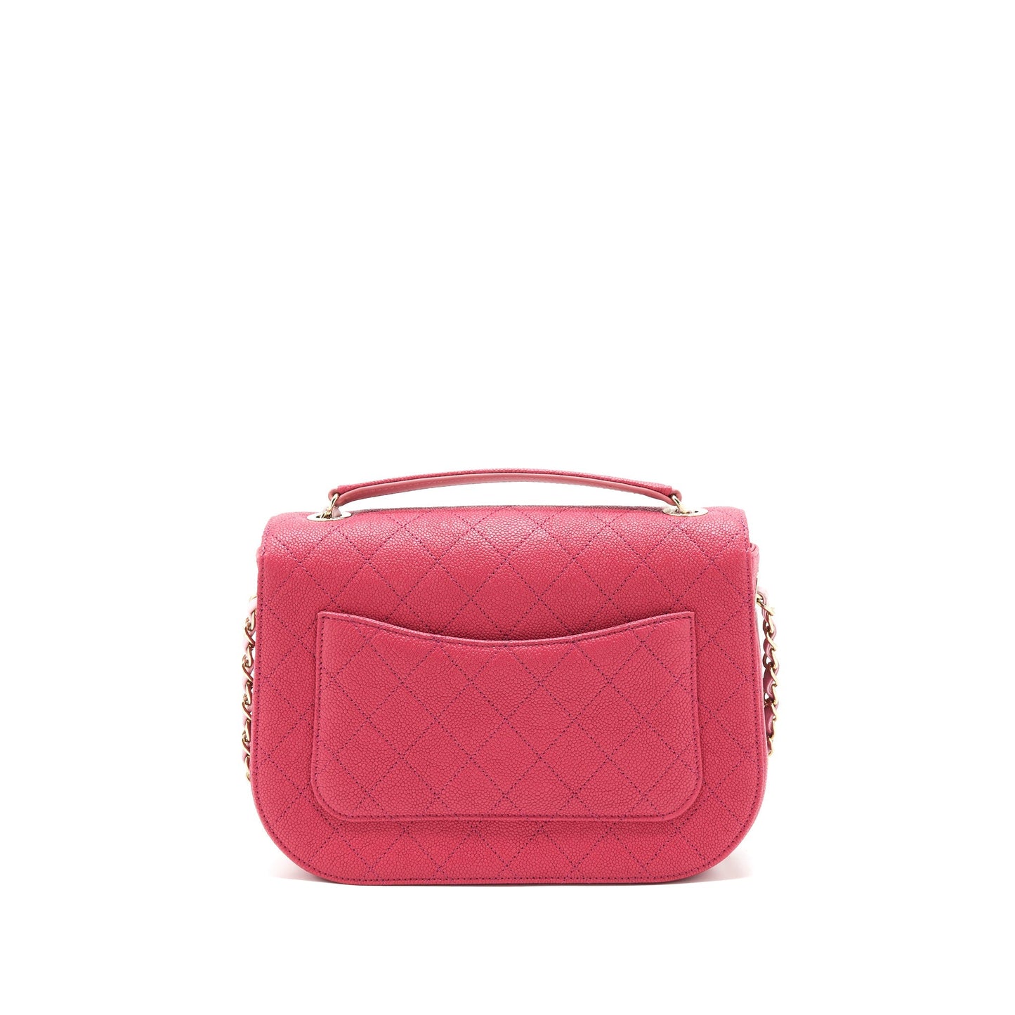 Chanel Messenger Crossbody Bag Caviar Red