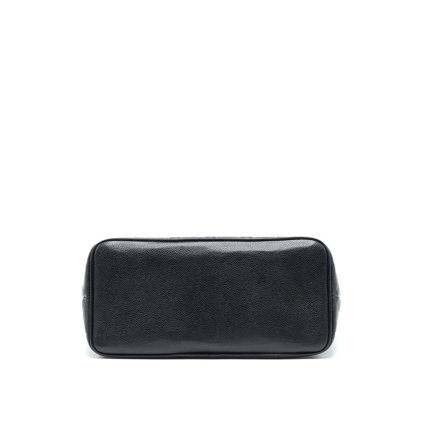 Chanel Vintag Medallion Tote Bag Caviar Black