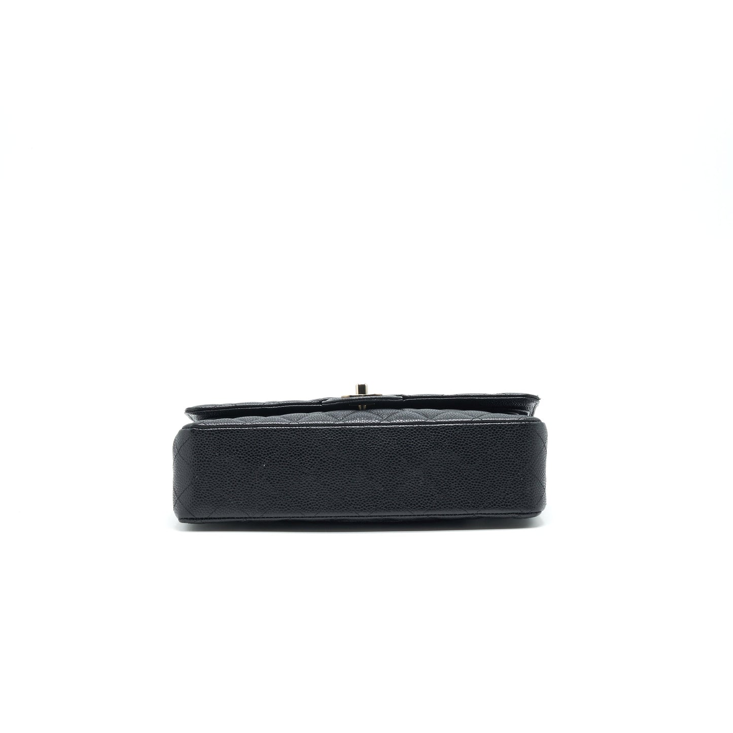Chanel Medium Classic Double Flap Caviar Black serial 12