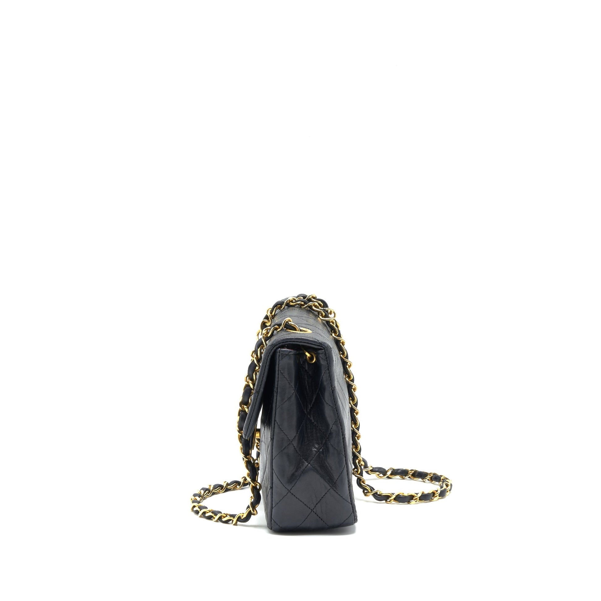 Chanel Small Flap Bag Lambskin Black