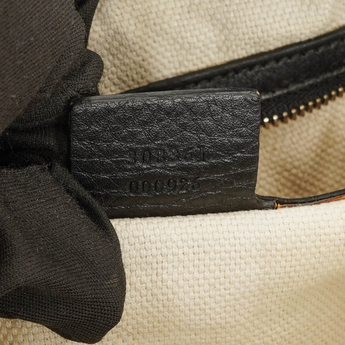 Gucci Soho Black Pebbled Leather Bag