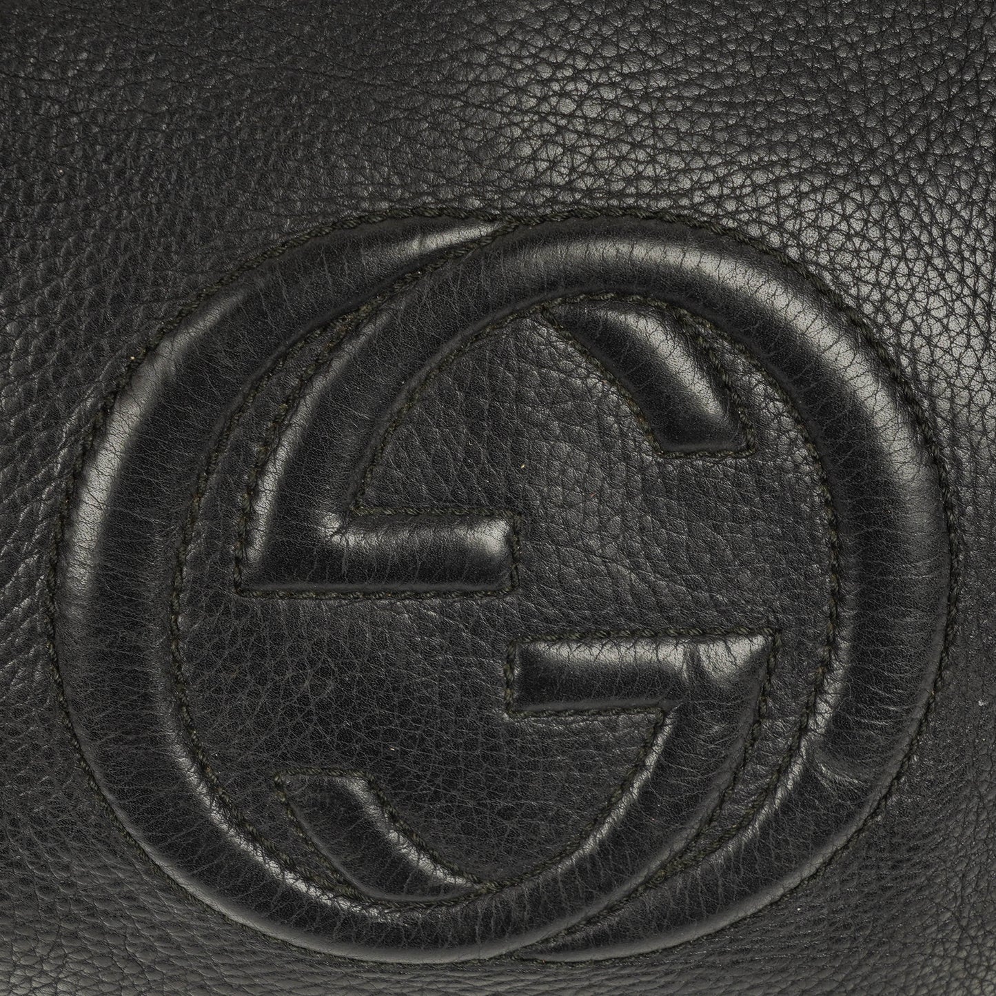 Gucci Soho Black Pebbled Leather Bag