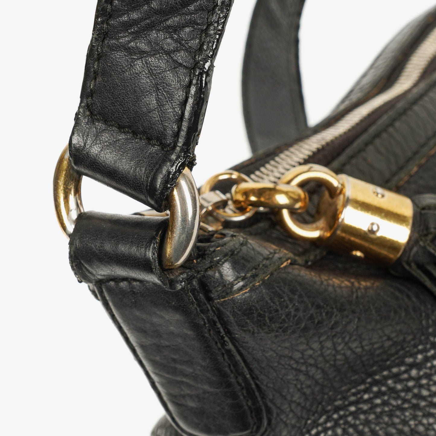 Gucci Soho Black Pebbled Leather Bag