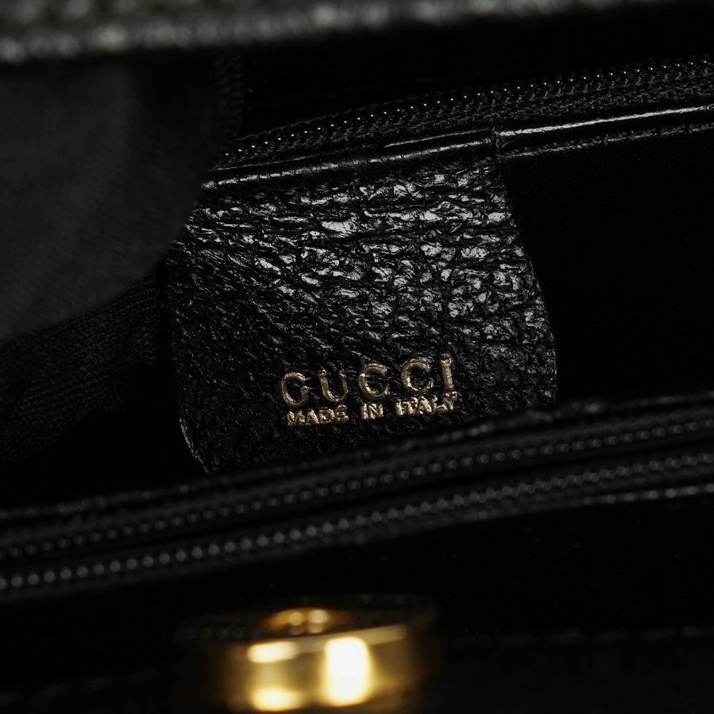 Gucci Vintage Diana Leather Bamboo Tote