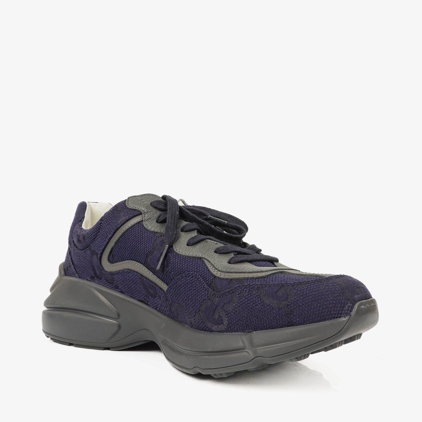 Gucci Rhyton Blue GG Supreme Sneakers