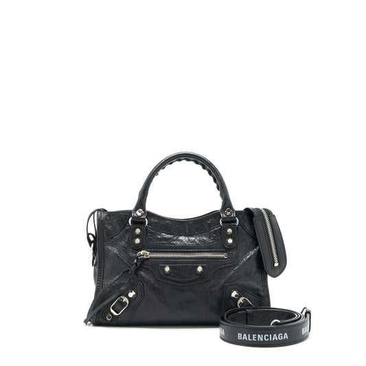 Balenciaga Mini City Crossbody Purse Black