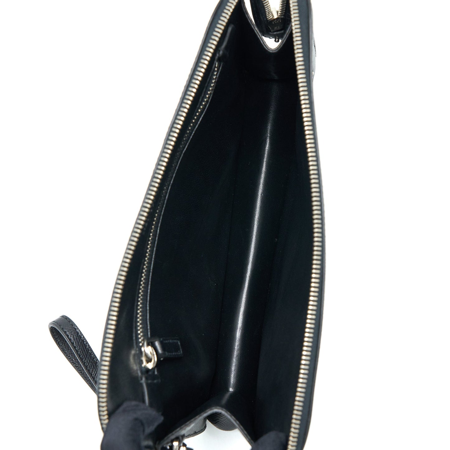 Prada MenÂs Clutch Soffiano Black SHW