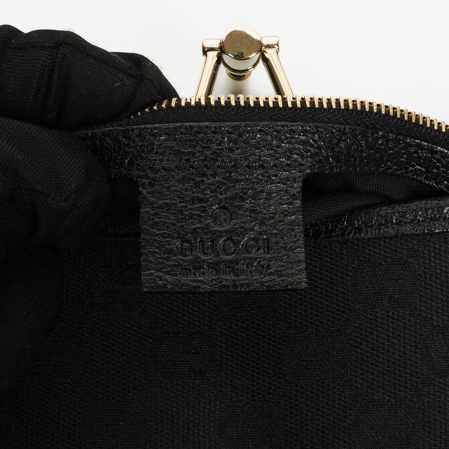 Gucci Jackie Canvas and Leather Shoulder Bag