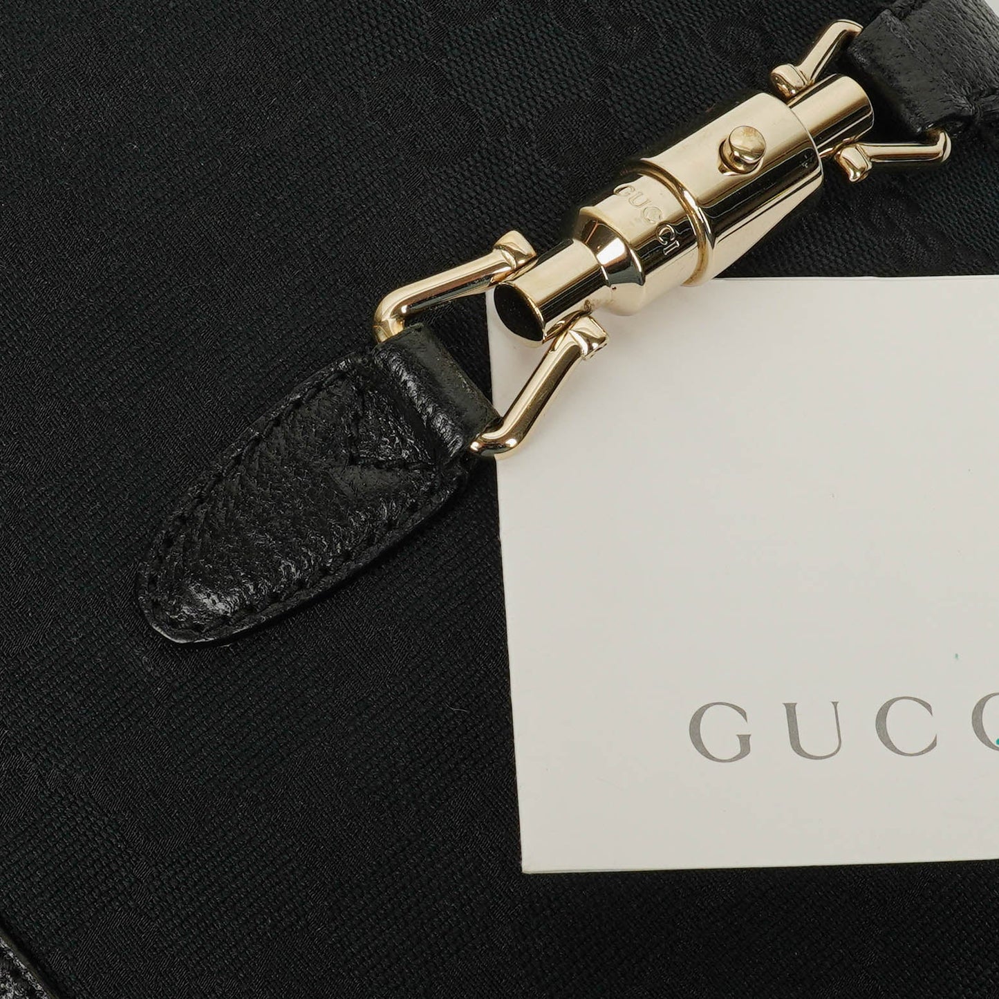 Gucci Jackie Canvas and Leather Shoulder Bag