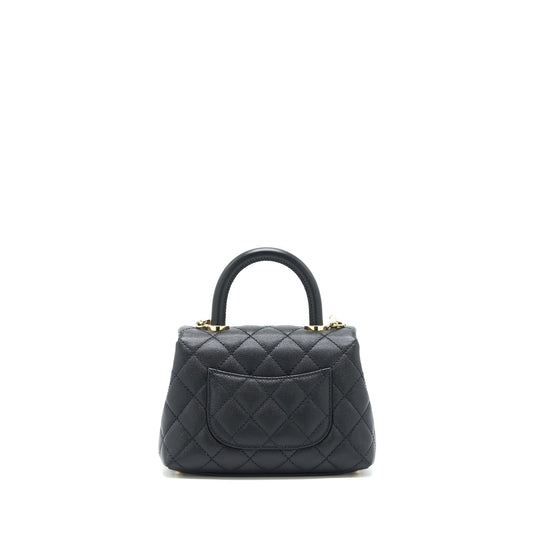 Chanel Coco Handle Extra Mini Caviar Black L