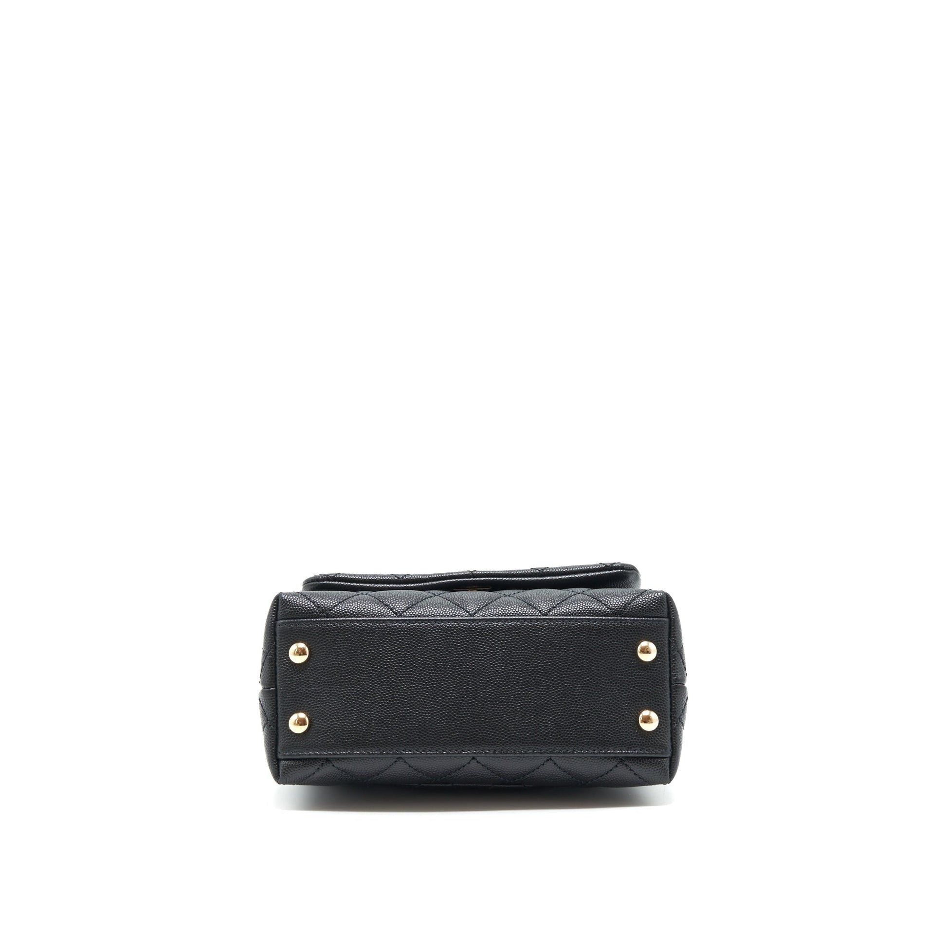 Chanel Coco Handle Extra Mini Caviar Black L