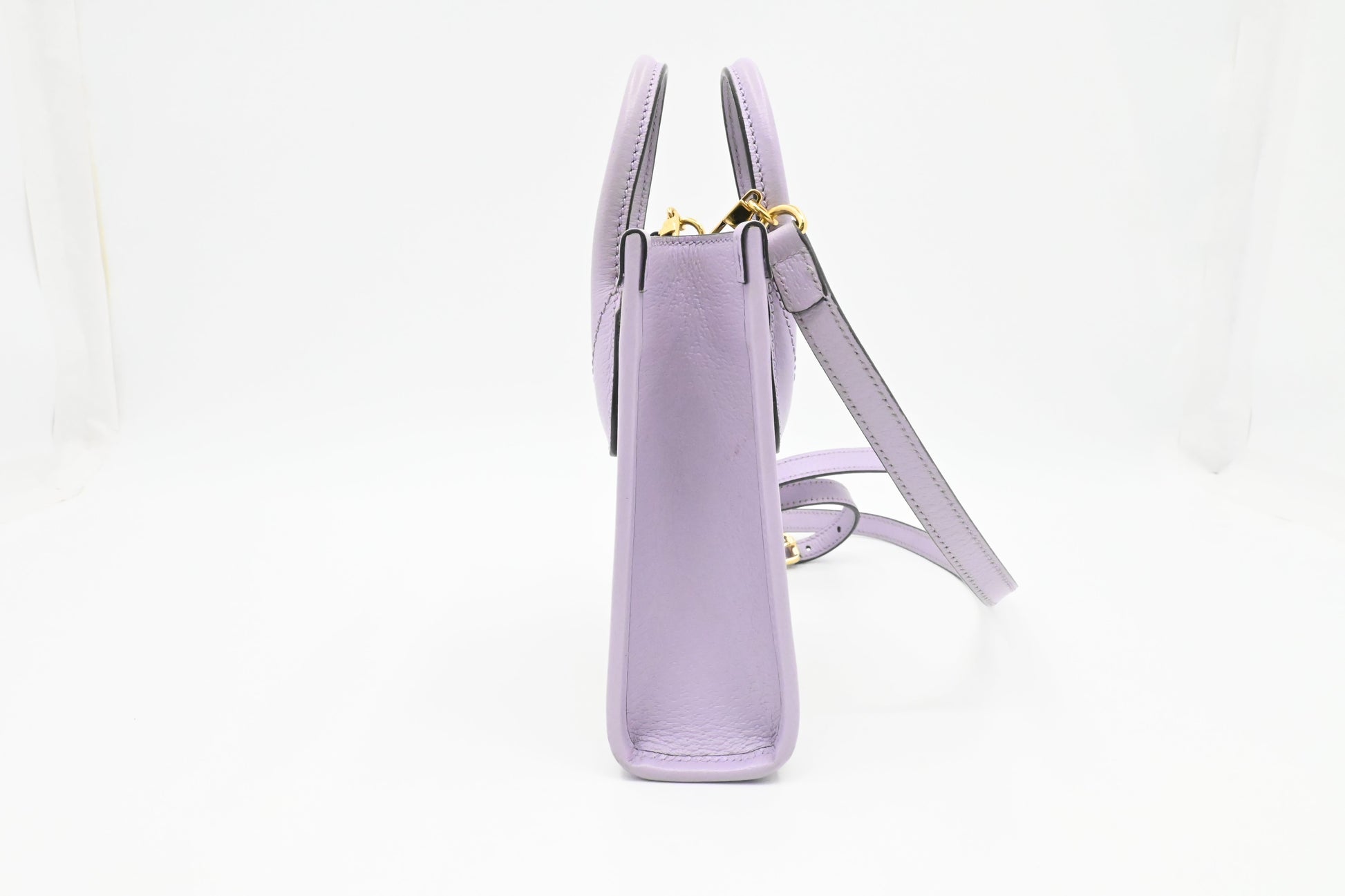 Gucci Mini Jumbo GG Tote in Lavender Leather