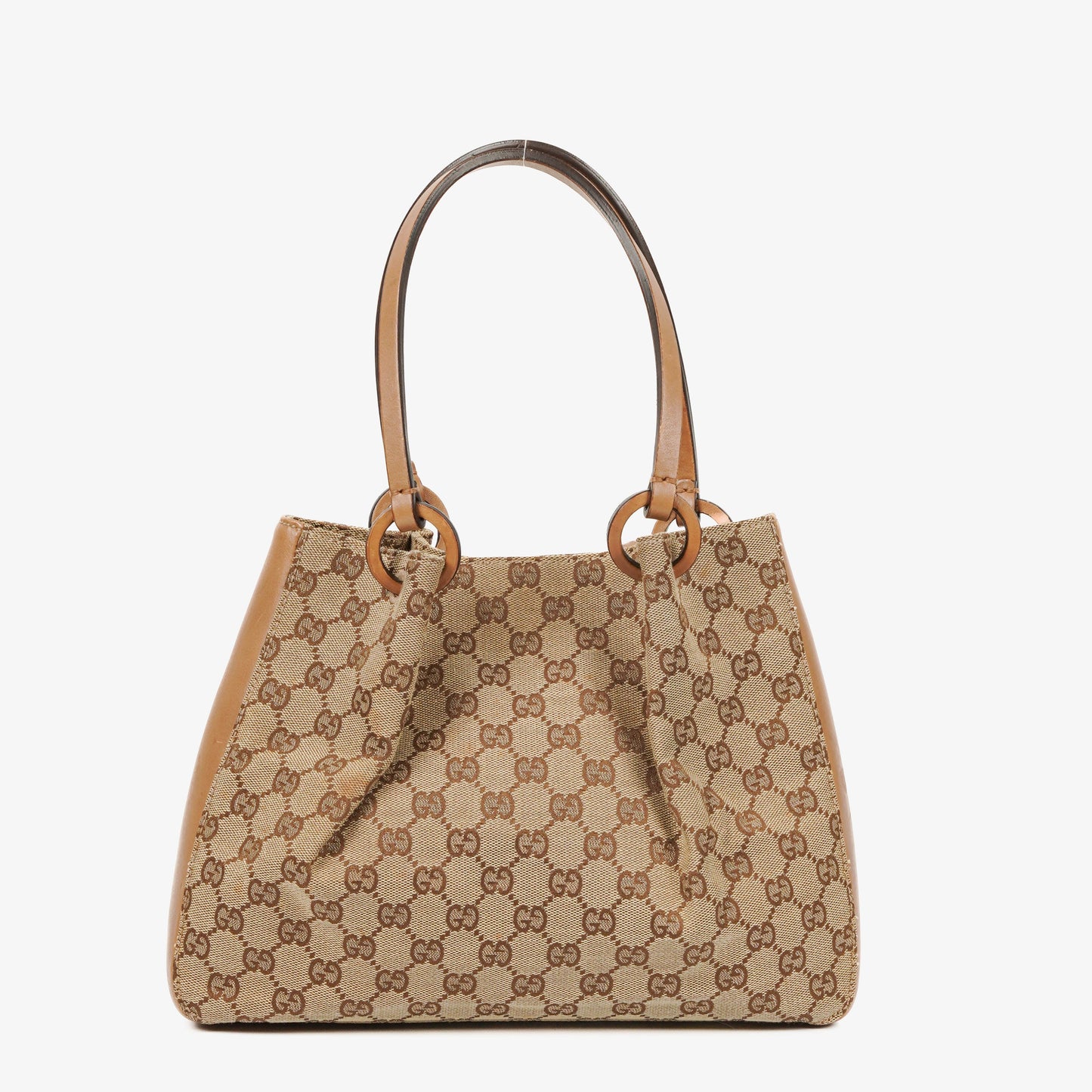 Gucci GG Canvas Beige Tote Bag