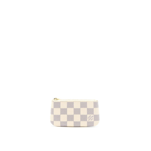 Louis Vuitton Key Pouch Damier Azur Canvas GHW