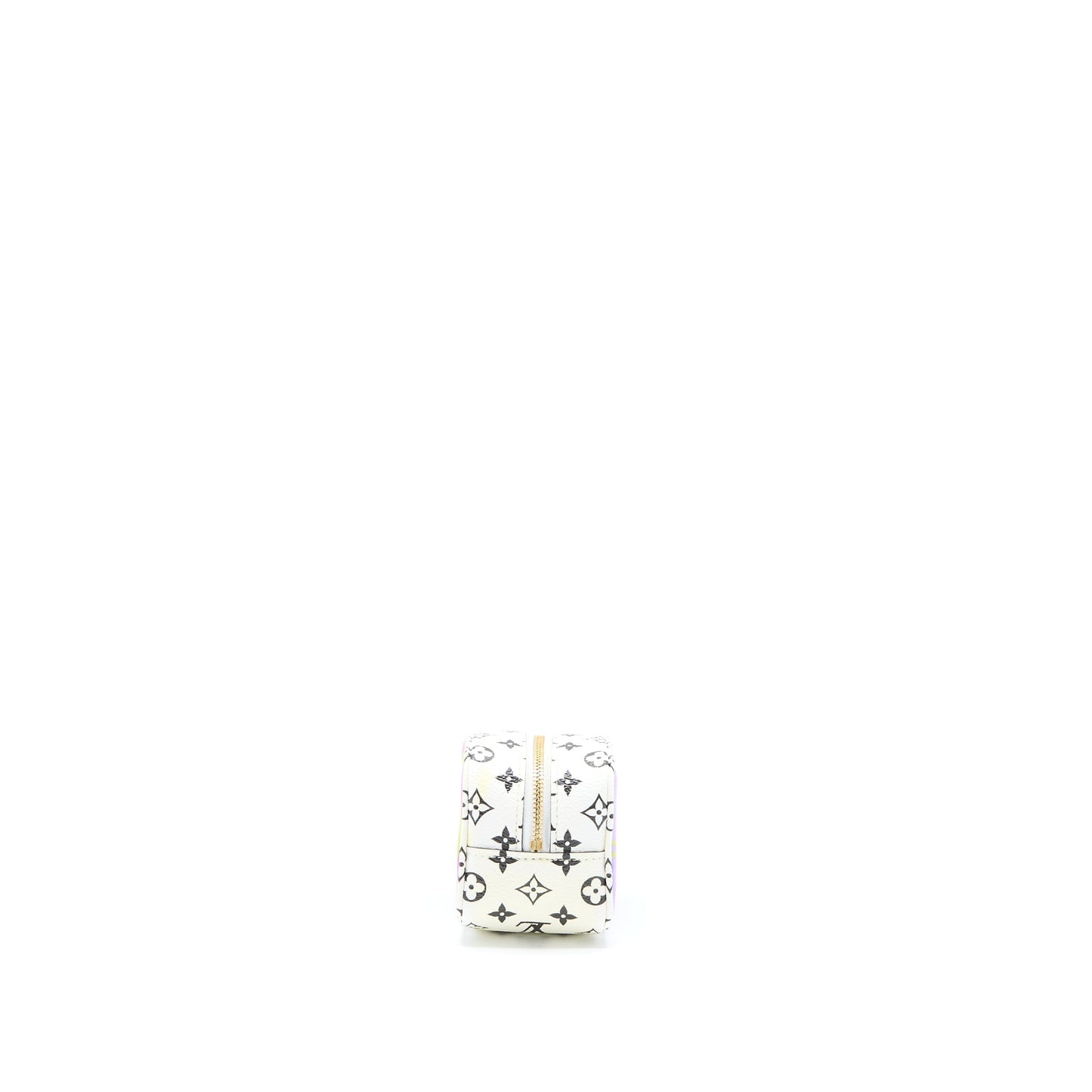 Louis Vuitton Key Chain Cube Coin Purse Monogram Canvas Multicolour GHW