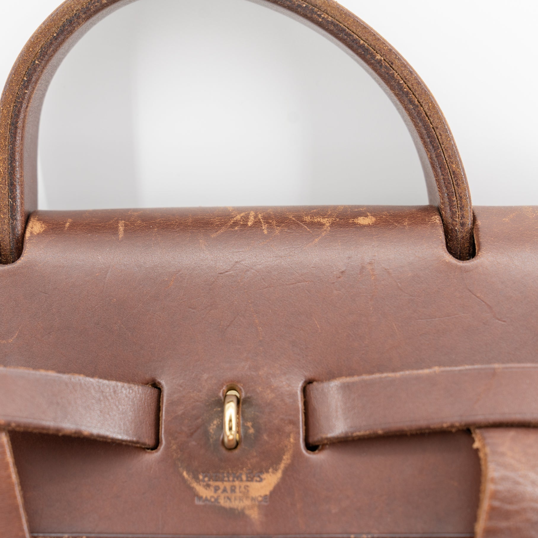 Luxury Hermes herbag ado pm 2way backpack