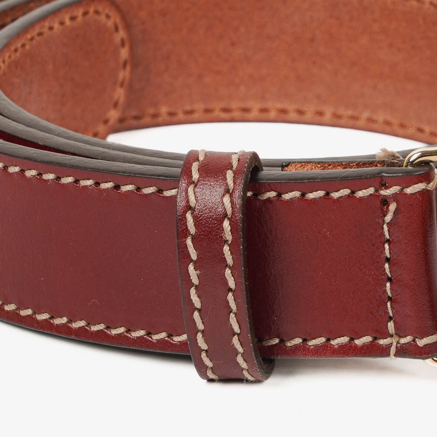 Gucci Interlocking G Belt 75-30 Burgundy Leather