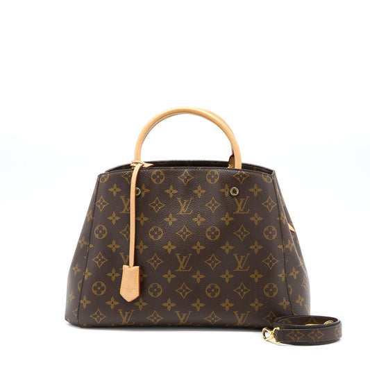 Louis Vuitton Montaigne MM Monogram Canvas GHW