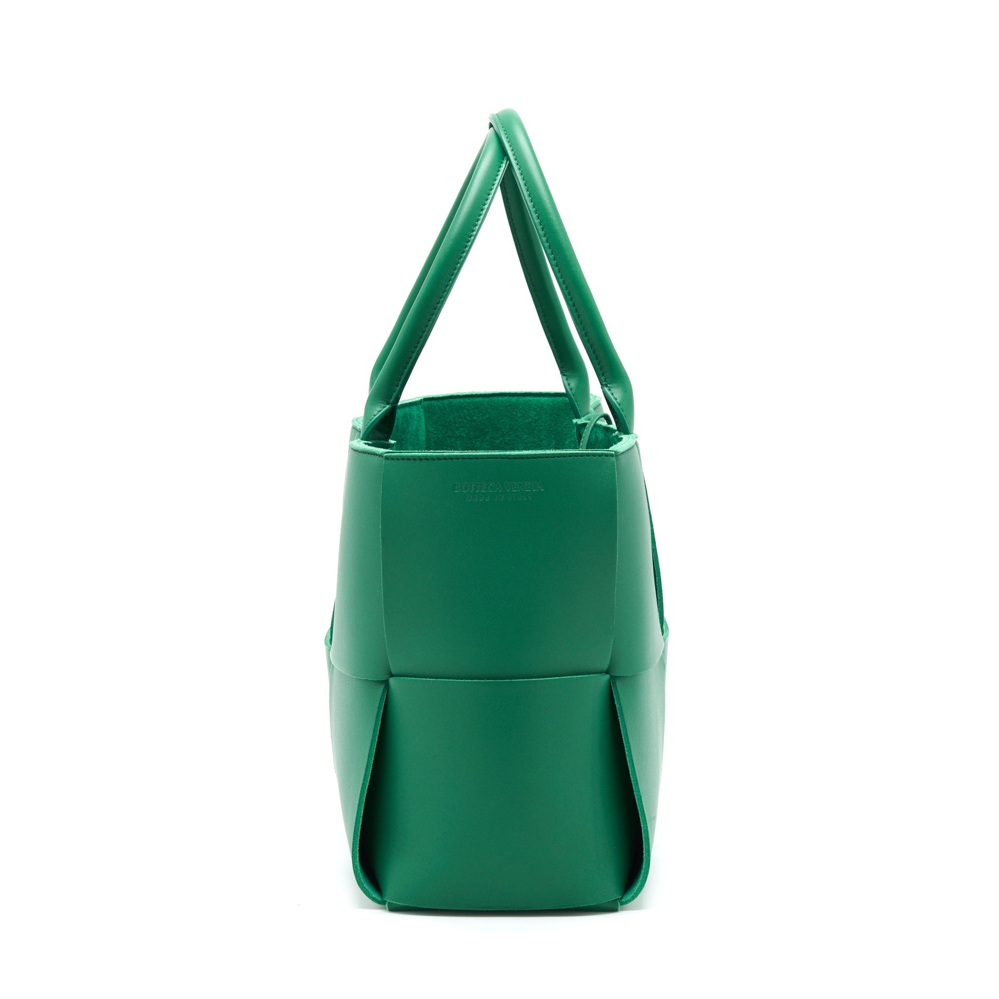 Bottega Veneta Arco Tote Purse Lambskin Parakeet Green